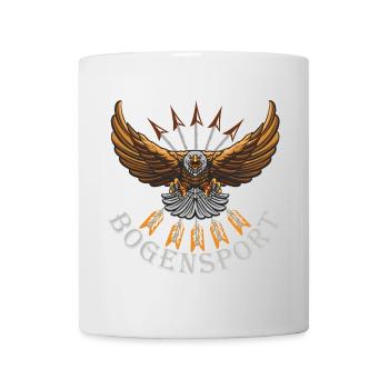 Majestätischer Adler mit Pfeilen - Tasse - Weiß - Vorne