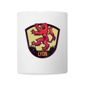 Lyon France est ma ville natale - Mug blanc - blanc - Devant