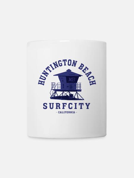 Huntington Beach – Surf City California - Tasse - Weiß