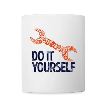 Clé de voiture Déclaration Tournevis - Mug blanc - blanc - Devant