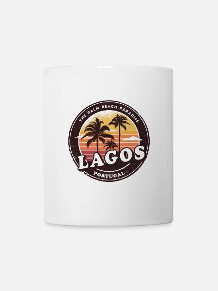 Lagos Portugal Beach Design - Tasse - Weiß