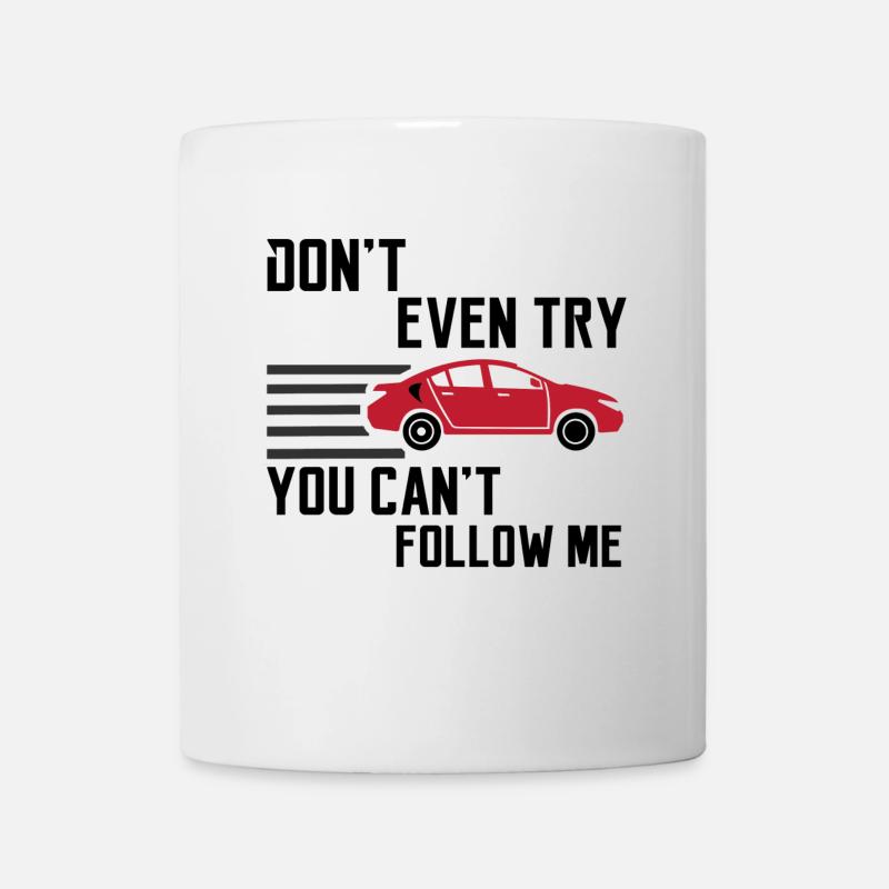 Rennsport Sportauto Auto Statement Rennfahrer - Tasse - Weiß