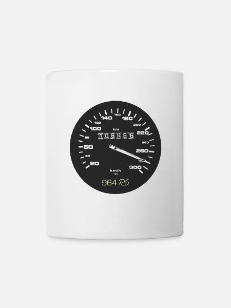 Highspeed - Compteur de vitesse - Compteur de vitesse - Mug blanc - blanc