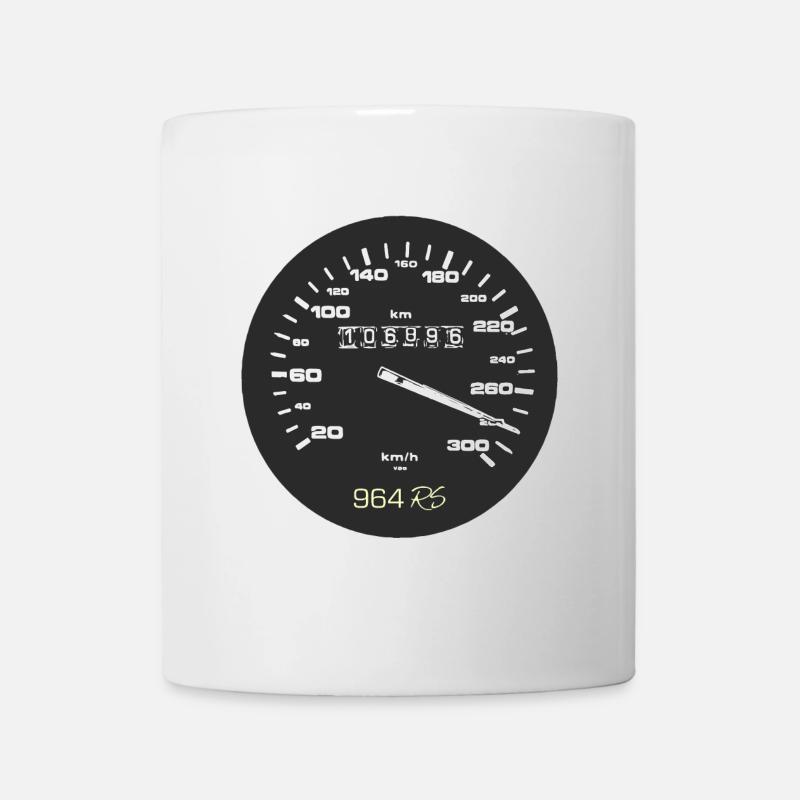 Highspeed - Tacho - Speedmeter - Tasse - Weiß