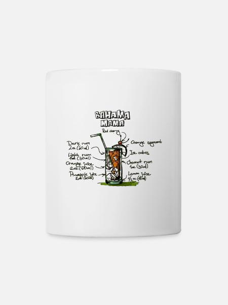 Bahama Mama Cocktail - Tasse - Weiß