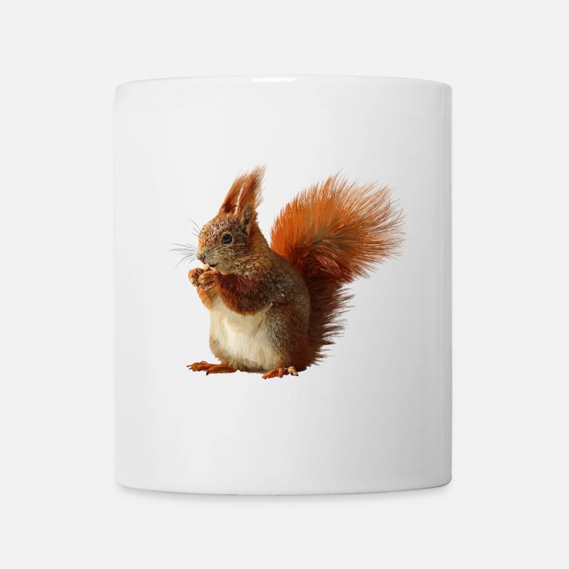 Eichhörnchen - Tasse - Weiß