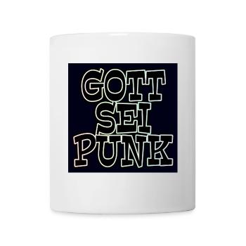 Gott sei Punk - Tasse - Weiß - Vorne
