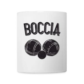 Vêtements de joueur de boccia avec boules de pétanque Boccia - Mug blanc - blanc - Devant