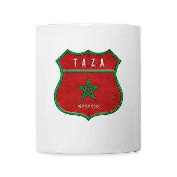 Taza Morocco Coat of Arms Flags Design - Mug - white - Front