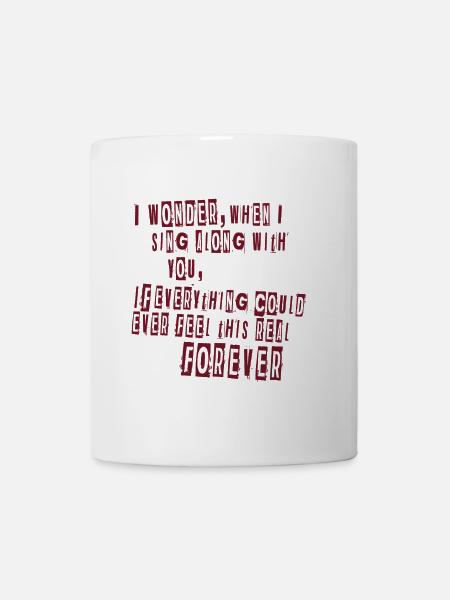 everlong lyrics - Mug - white