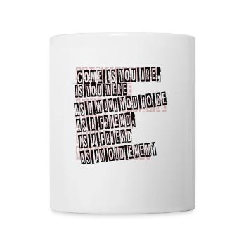 come as you are - Mug - white - Front