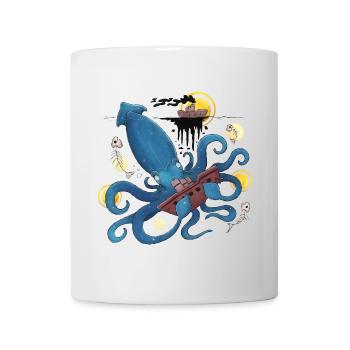Blue Ink Spirits - Kraken Abyssal Riesenkalmar - Tasse - Weiß - Vorne