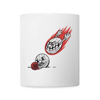 Boules volantes pour les joueurs de boules Bouler - Mug blanc - blanc - Devant