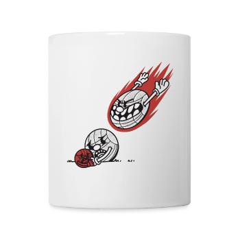 Boules volantes pour les joueurs de boules Bouler - Mug blanc - blanc - Devant