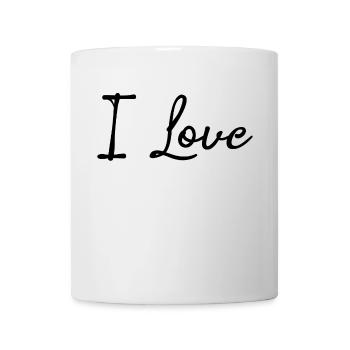 Freedom of expression Peace Love Statement Emotions - Mug - white - Front