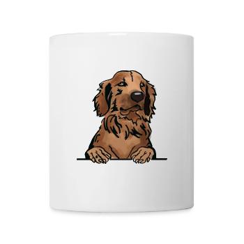 Golden Retriever Dog for Peeking Dog Lovers - Mug - white - Front