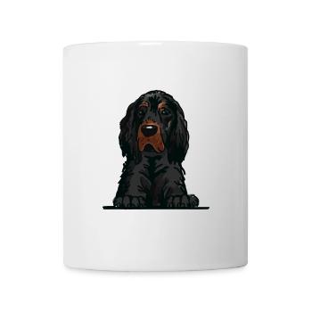 Gordon Setter Dog for Peeking Dog Lovers - Mug - white - Front