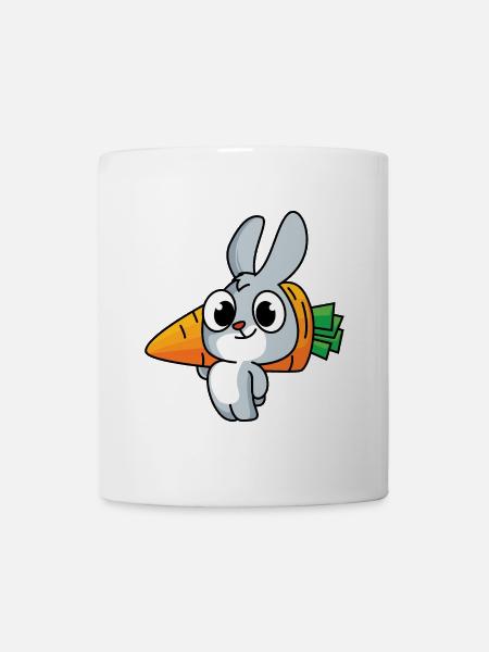Fleißiges Häschen - Tasse - Weiß