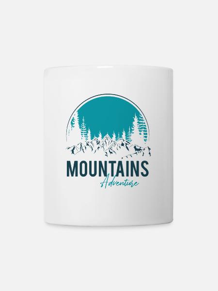 Mountains Adventure - Tasse - Weiß