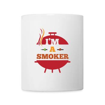 I am a smoker | BBQ - Tasse - Weiß - Vorne