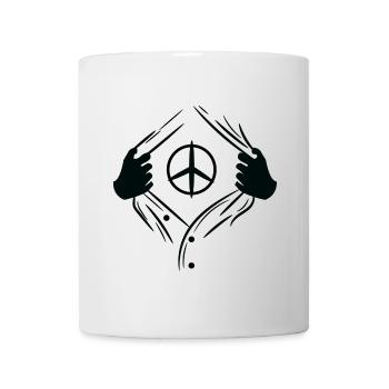 Freedom of Expression Peace Sign Love Peace - Mug - white - Front