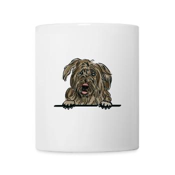 Romanian Mioritic Shepherd Dog for Peeking Dog Lov - Mug - white - Front