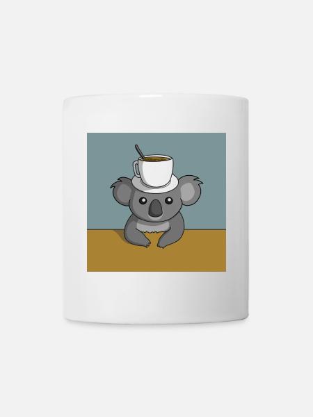 Koala Kaffeepause - Tasse - Weiß