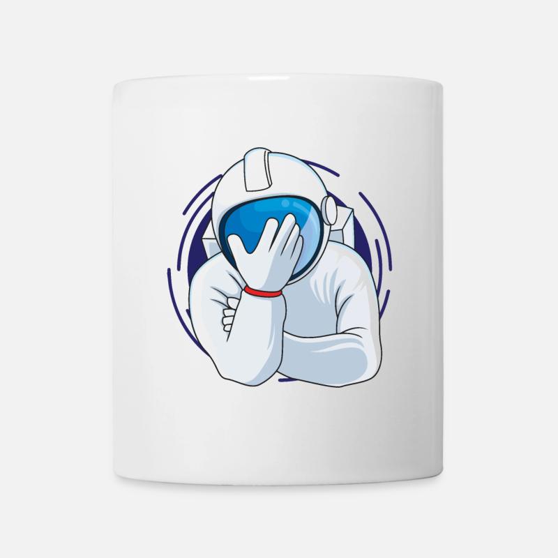 Facepalm Astronaut - Tasse - Weiß