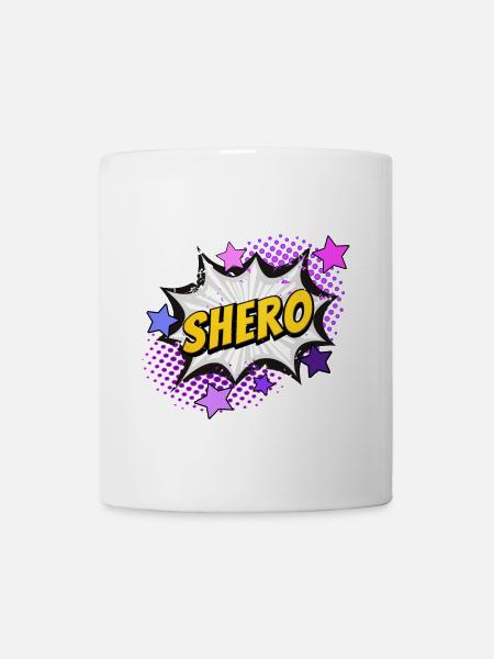 Shero - die Heldin - Tasse - Weiß