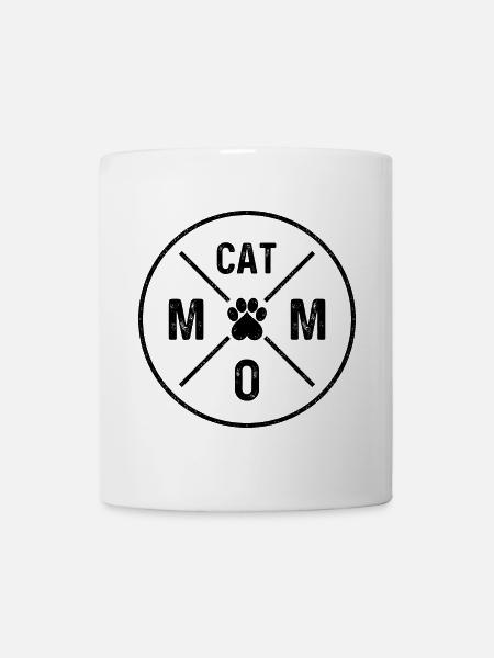 Cat Mom - Tasse - Weiß