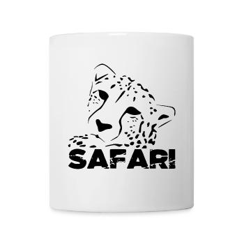 Safari et guépard - Mug blanc - blanc - Devant