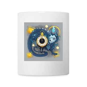 Blue Ink Spirits Poster - Dämonenwächter der Zeit - Tasse - Weiß - Vorne