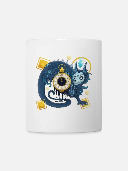 Blue Ink Spirits - Démon Chinois Gardien du Temps - Mug blanc - blanc