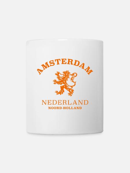 AMSTERDAM Nederland Niederlande Pays-Bas - Mug blanc - blanc