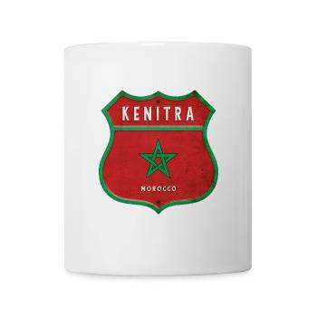 Kenitra Morocco Coat of Arms Flags Design - Mug - white - Front