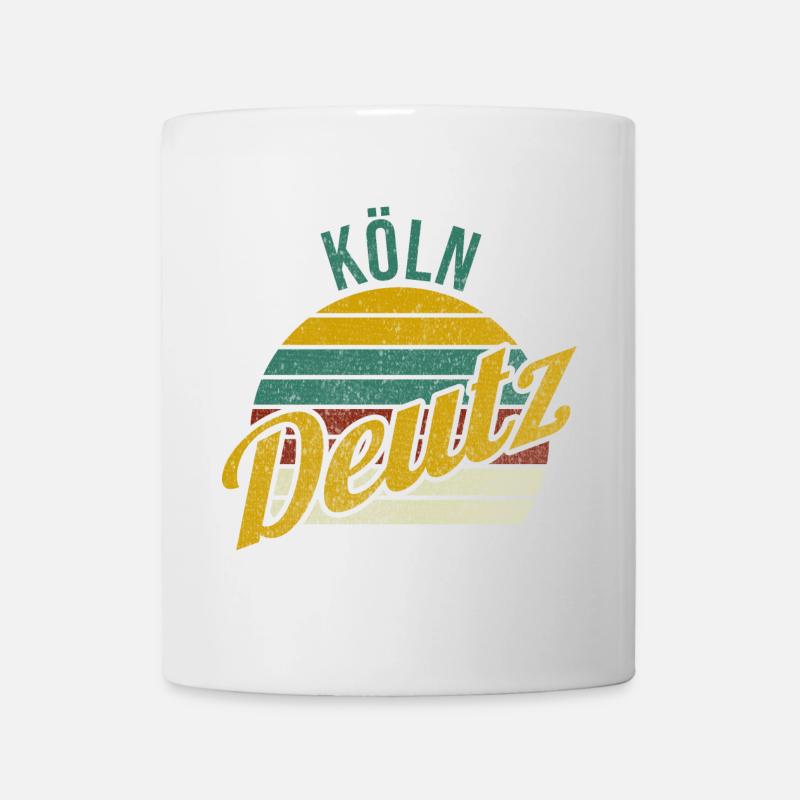 Kölsche Veedel - Köln-Deutz - Tasse - Weiß