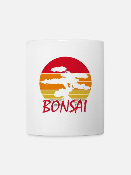 Bonsai - Tasse - Weiß