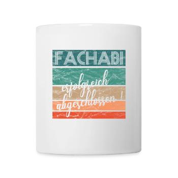 Fachabitur Fachabi Schulabschluss Geschenk - Tasse - Weiß - Vorne