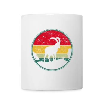 Steinbock, Wandern, Berge - Tasse - Weiß - Vorne