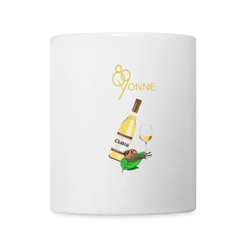 Yonne - Mug blanc - blanc - Devant