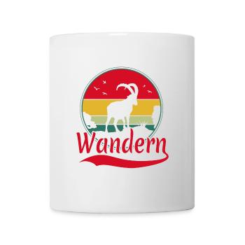 Wandern Steinbock Berge Alpen - Tasse - Weiß - Vorne