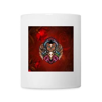 Stunning colorful owl - Mug - white - Front
