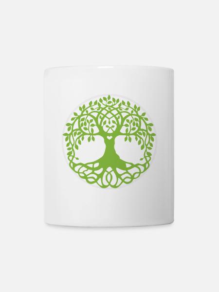 Mandala Arbre de Vie - Mug blanc - blanc