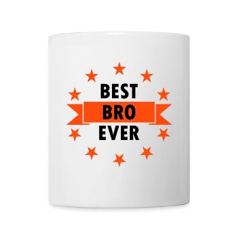 Meilleur bro de tous les temps (bannières, étoiles) - Mug blanc - blanc - Devant