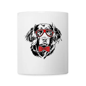CHIEN DE CAILLE ALLEMAND Lunettes Chiens chien intelligent - Mug blanc - blanc - Devant