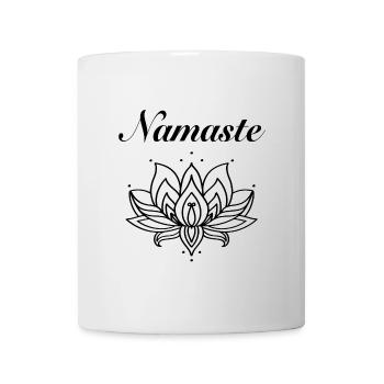 Yoga - Tasse - Weiß - Vorne