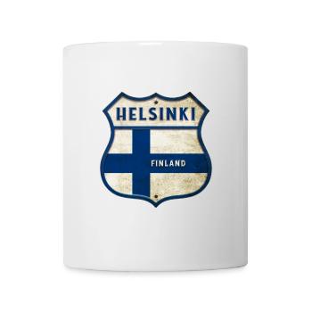 Helsinki Finland coat of arms design - Mug - white - Front