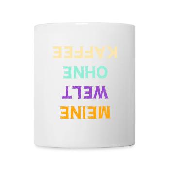 Kaffeeliebhaber Lustig Koffein Kaffee Statement - Tasse - Weiß - Vorne