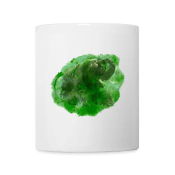 Indien Fan, indischer Waldelefant liegend, Elefant - Tasse - Weiß - Vorne