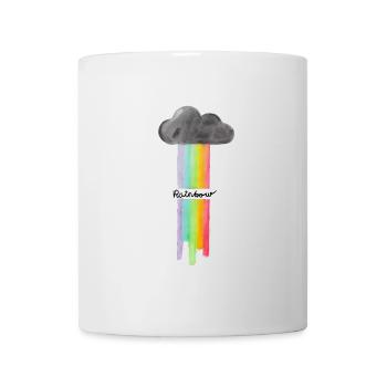 Rainbow Cloud Drops - Mug - white - Front